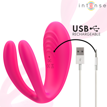 INTENSE - JULIA VIBRADOR DUPLO COM CONTROLE REMOTO