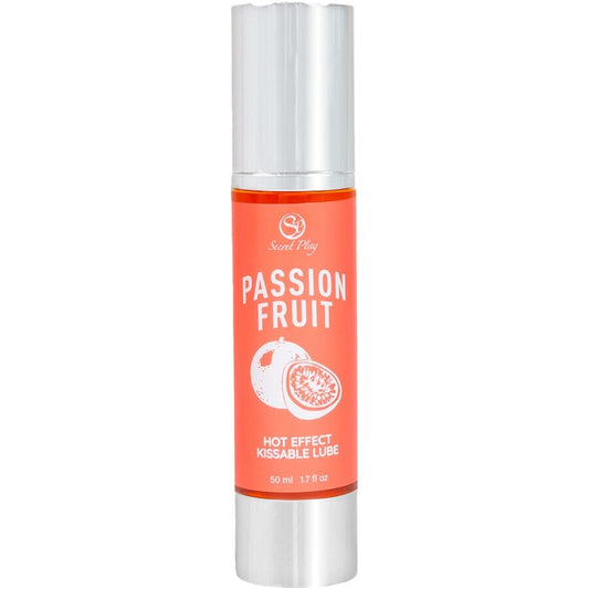 SECRETPLAY - LUBRIFICANTE AQUECEDOR DE MARACUJÁ 50 ML