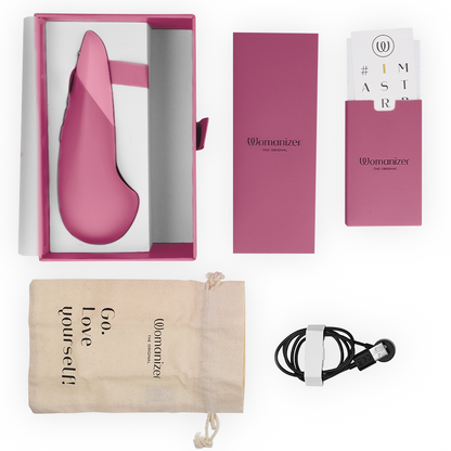 WOMANIZER - VIBE VIBE VIBRADOR SILENCIOSO DE USO INTERNO ROSA ESCURO