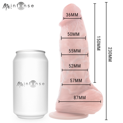 MR INTENSE - DILDO DE SILICONA SPENCER MEDIANO 23 CM -Ø- 5,7 CM