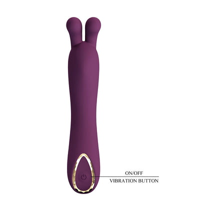 PRETTY LOVE - DJ RABBIT VIBRADOR DE PONTO G ROXO