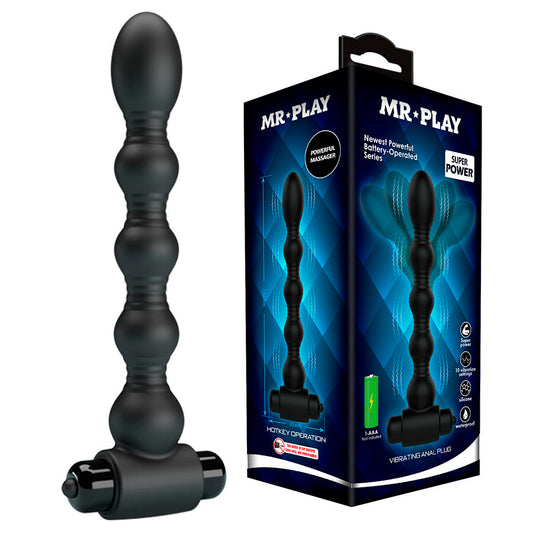 MR PLAY - MASAJADOR DE PLUG ANAL VIBRATORIO