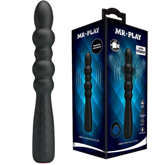 MR PLAY - PLUG ANAL VIBRATORIO FLEXIBLE