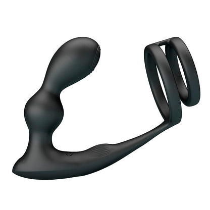 MR PLAY - PLUG ANAL VIBRATÓRIO COM ANEL PENIANO E CONTROLE REMOTO