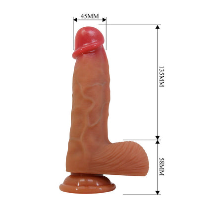 PRETTY LOVE - DUVALL DILDO REALISTA COM VENTOSA 19,3 CM -Ø- 4,5 CM