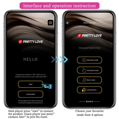 PRETTY LOVE - DORA VIBRADOR INVISIBLE CON APLICACIÓN GRATUITA