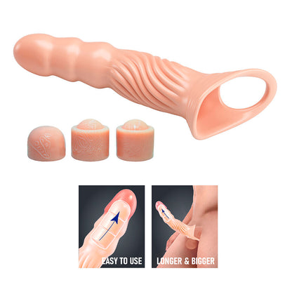 PRETTY LOVE - CAPA PENIANA TEXTURIZADA COM EXTENSORES