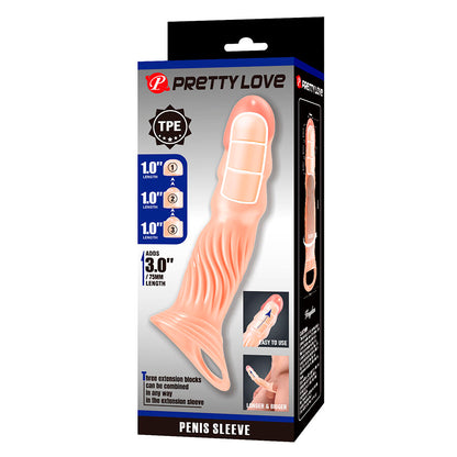 PRETTY LOVE - CAPA PENIANA TEXTURIZADA COM EXTENSORES