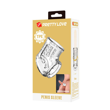 PRETTY LOVE - FUNDA CORTA TRANSPARENTE PARA PENE