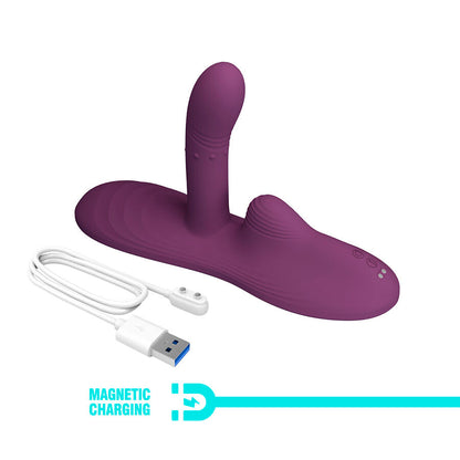 PRETTY LOVE - LUKA VIBRADOR SENTADO CON EFECTO DE CALOR Y CONTROL REMOTO
