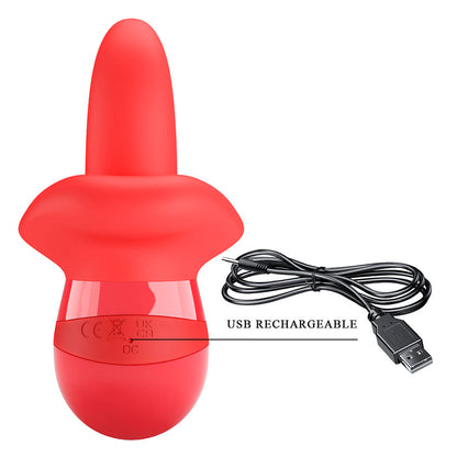 PRETTY LOVE - OBELIA VIBRADOR DE LÍNGUA COM MOVIMENTO ORBITAL