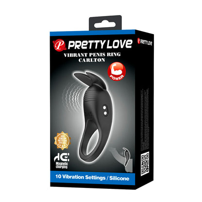 PRETTY LOVE - CARLTON ANILLO PENEANO CON ESTIMULADOR CLITÓRICO