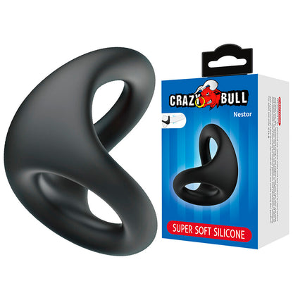 CRAZY BULL - NÉSTOR ANILLO ERGONÓMICO PARA PENE Y TESTÍCULOS