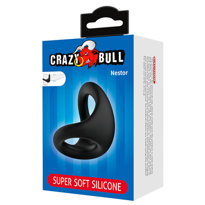 CRAZY BULL - NÉSTOR ANILLO ERGONÓMICO PARA PENE Y TESTÍCULOS