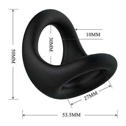 CRAZY BULL - NÉSTOR ANILLO ERGONÓMICO PARA PENE Y TESTÍCULOS