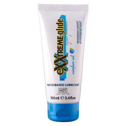 HOT - LUBRICANTE EXXTREME GLIDE A BASE DE AGUA + ACEITE CONFORT A+ 100 ML