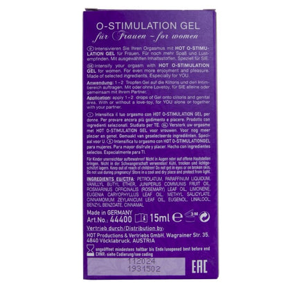HOT - GEL ESTIMULANTE O PARA MUJERES 15 ML