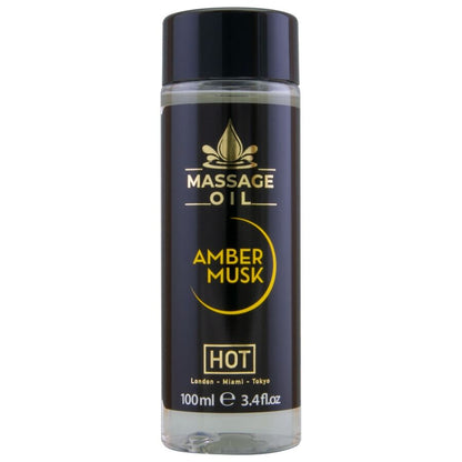 HOT - ACEITE DE MASAJE ÁMBAR Y ALMIZCLE 100 ML