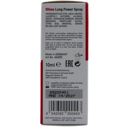 HOT - RHINO LONG POWER SPRAY 10 ML