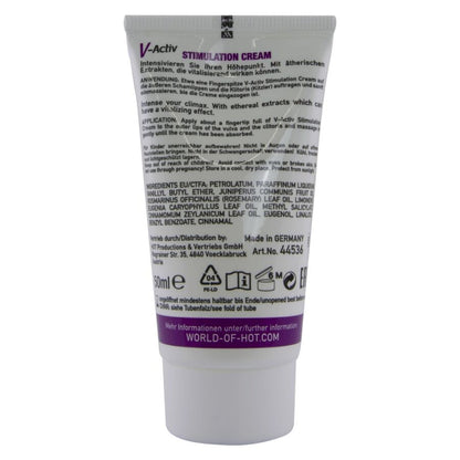 HOT - CREMA ESTIMULANTE V-ACTIV PARA MUJERES 50 ML