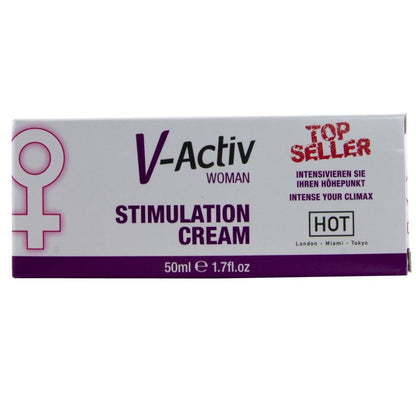 HOT - CREMA ESTIMULANTE V-ACTIV PARA MUJERES 50 ML