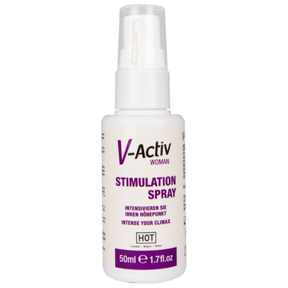 HOT - SPRAY ESTIMULANTE V-ACTIV PARA MUJERES 50 ML