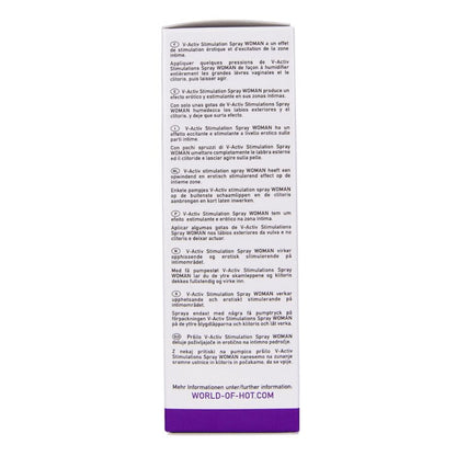 HOT - SPRAY ESTIMULANTE V-ACTIV PARA MUJERES 50 ML