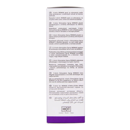 HOT - SPRAY ESTIMULANTE V-ACTIV PARA MUJERES 50 ML