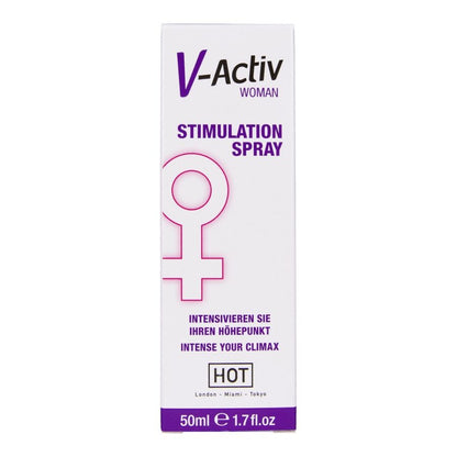 HOT - SPRAY ESTIMULANTE V-ACTIV PARA MUJERES 50 ML