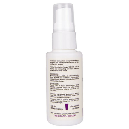 HOT - SPRAY ESTIMULANTE V-ACTIV PARA MUJERES 50 ML