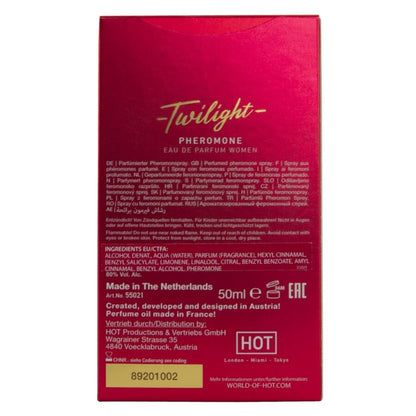 HOT - PERFUME FEMENINO CON FEROMONAS TWILIGHT 50 ML