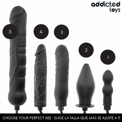 ADDICTED TOYS - PLUG ANAL INFLÁVEL MODELO 1