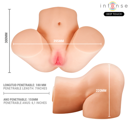 INTENSE DEEP TOUCH - MASTURBADOR JULIA COM SUCÇÃO VAGINAL REALISTA EFEITO DE CALOR E CONTROLE REMOTO
