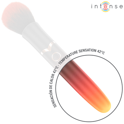 INTENSE - EMILIA CEPILLO VIBRATORIO CALEFACTADO 16 CM