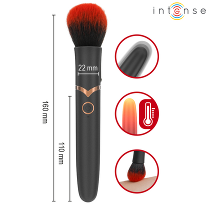 INTENSE - EMILIA CEPILLO VIBRATORIO CALEFACTADO 16 CM