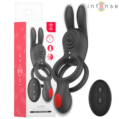 INTENSE - ANILLO VIBRADOR DOBLE QUINN CON CONTROL REMOTO