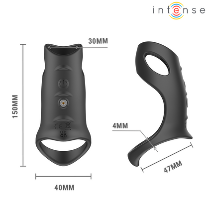 INTENSE - JEROME ANEL PENIANO VIBRATÓRIO AJUSTÁVEL MODELO 12