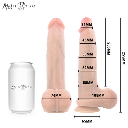 MR INTENSE - BRUCE XL PÊNIS ULTRA-REALISTA COM TESTÍCULOS 25,5 CM -Ø- 5,5 CM