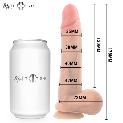 MR INTENSE - GARY PÊNIS ULTRA-REALISTA COM TESTÍCULOS 17,8 CM -Ø- 4,2 CM
