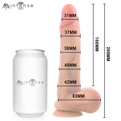 MR INTENSE - GARY M PÊNIS ULTRA-REALISTA COM TESTÍCULOS 20 CM -Ø- 4,2 CM