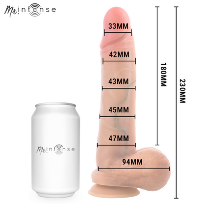 MR INTENSE - GARY L PÊNIS ULTRA-REALISTA COM TESTÍCULOS 23 CM - Ø- 4,7 CM