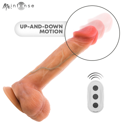 MR INTENSE - LOGAN VIBRADOR CON EFECTO CALOR Y CONTROL REMOTO 20 CM -Ø- 4,1 CM
