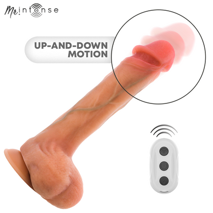 MR INTENSE - BRADLEY VIBRADOR DILDO CON EFECTO CALOR Y CONTROL REMOTO 21 CM -Ø- 4,2 CM