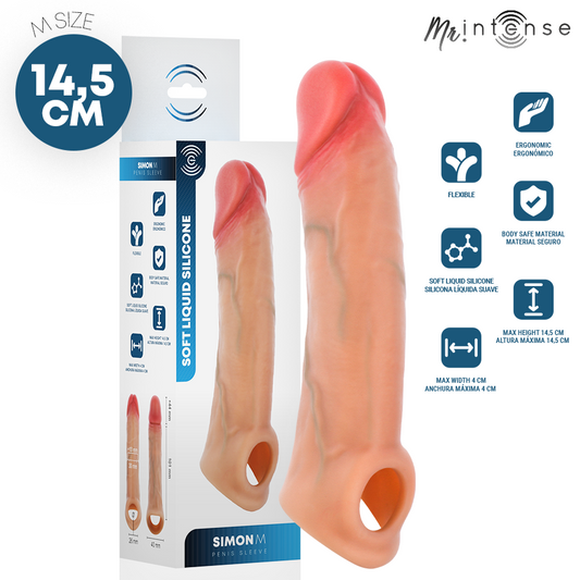MR INTENSE - SIMON M CAPA PARA PÊNIS 14,5 CM -Ø- 4 CM