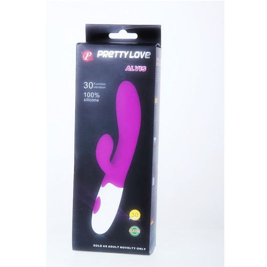 PRETTY LOVE - ALVIS VIBRATOR WITH CLITORAL STIMULATOR