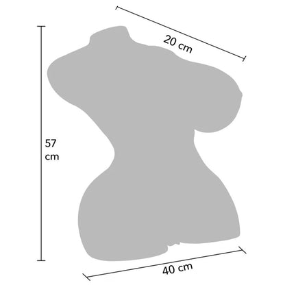DESEJO OCULTO - TORSO DE MEGA VADIA ORDENHEIRA MASTURBAÇÃO FEMININA 22 KG