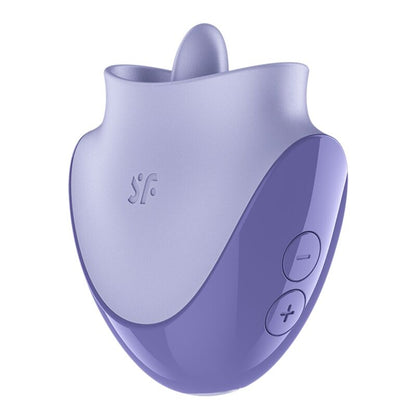 SATISFYER - TONGUE DANCER ESTIMULADOR CLITORIANO COM VIBRAÇÃO E PULSAÇÕES LILÁS