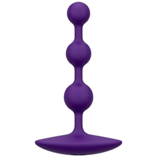ROMP - AMP CONTAS ANAL DE SILICONE FLEXÍVEIS ROXAS 12,5 CM ROXAS