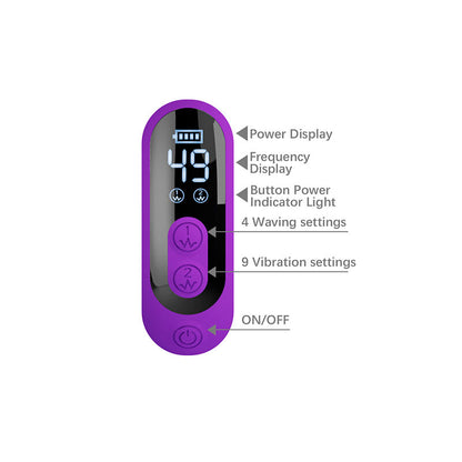 PRETTY LOVE - VIBRADOR SABIEN RABBIT COM ESTIMULAÇÃO POR TOQUE E LED ROXO