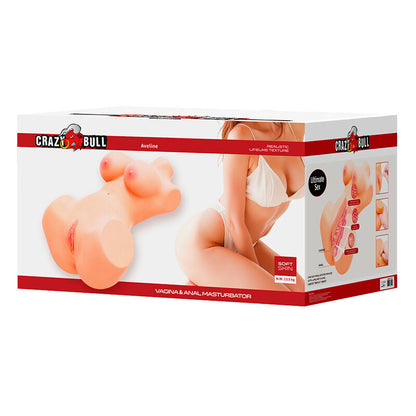 TOURO LOUCO - ANNIE XXL MASTURBADOR VAGINAL E ANAL COM CARNE DE SEIOS